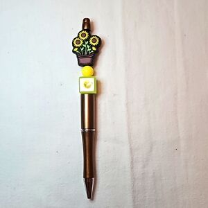 Beadable Sunflower Pen